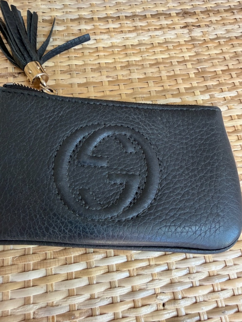 GUCCI Soho Coin Purse Leather Black - Picture 2 of 10